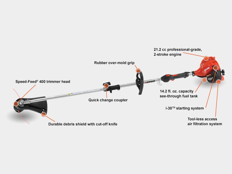 Echo PAS-225SB — Pro Attachment Series™ Powerhead w/Trimmer Attachment
